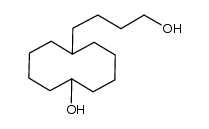 4-(6-hydroxycyclodecyl)butan-1-ol结构式