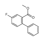 methyl 5-fluoro-2-phenylbenzoate结构式