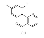 2-(2-fluoro-4-methylphenyl)pyridine-3-carboxylic acid Structure