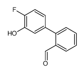 2-(4-fluoro-3-hydroxyphenyl)benzaldehyde Structure