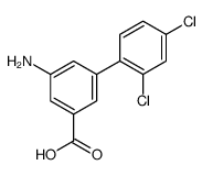 3-amino-5-(2,4-dichlorophenyl)benzoic acid结构式