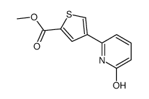 methyl 4-(6-oxo-1H-pyridin-2-yl)thiophene-2-carboxylate Structure