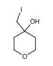 4-(iodomethyl)tetrahydro-2H-pyran-4-ol结构式