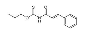 O-propyl N-(3-phenylpropenoyl)thiocarbamate结构式