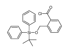 2-[[tert-butyl(diphenyl)silyl]oxymethyl]benzoyl chloride Structure