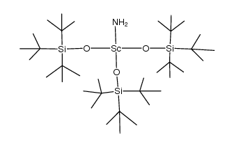 aminotris((tri-tert-butylsilyl)oxy)scandium Structure