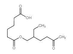 MONO-(2-ETHYL-5-OXOHEXYL)-ADIPATE structure
