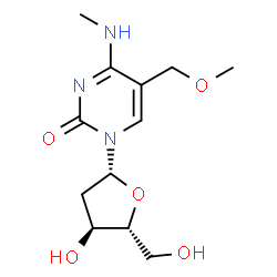5-methoxymethyl-N(4)-methyl-2'-deoxycytidine Structure