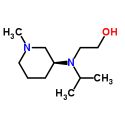 2-{Isopropyl[(3S)-1-methyl-3-piperidinyl]amino}ethanol Structure