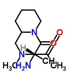 N-[(1-Alanyl-2-piperidinyl)methyl]-N-methylacetamide结构式