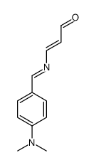 3-[[4-(dimethylamino)phenyl]methylideneamino]prop-2-enal结构式