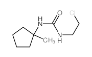 1-(2-chloroethyl)-3-(1-methylcyclopentyl)urea structure