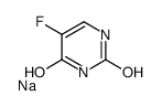 5-fluoro-1H-pyrimidine-2,4-dione,sodium结构式