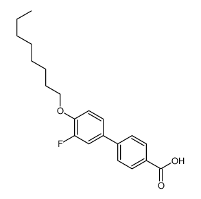 4-[(3-Fluoro-4-(octyloxy)-phenyl]-benzoic acid结构式