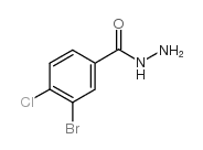 3-Bromo-4-chlorobenzhydrazide Structure