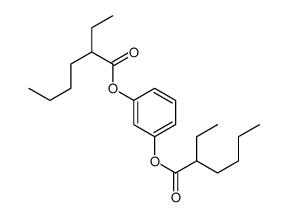 [3-(2-ethylhexanoyloxy)phenyl] 2-ethylhexanoate结构式