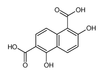 1,6-DIHYDROXYNAPHTHALENE-2,5-DICARBOXYLIC ACID结构式