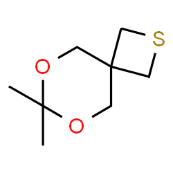 7,7-Dimethyl-6,8-dioxa-2-thiaspiro[3.5]nonane Structure