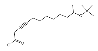 11-tert-butoxy-3-dodecynoic acid Structure