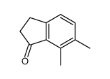 6,7-二甲基-2,3-二氢-1H-茚-1-酮结构式