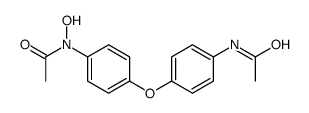 N-[4-[4-[acetyl(hydroxy)amino]phenoxy]phenyl]acetamide Structure