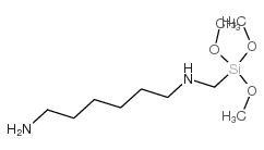 n-(6-aminohexyl)aminomethyltrimethoxysilane Structure