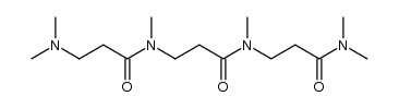 [N,N-Dimethyl-β-ala]-[N-methyl-β-ala]-N-methyl-β-ala-dimethylamid Structure