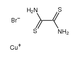 copper(I) dithiooxamide bromide结构式