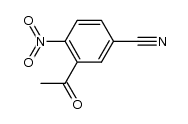 2-nitro-5-cyanoacetophenone Structure