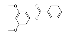 3,5-dimethoxyphenyl benzoate结构式