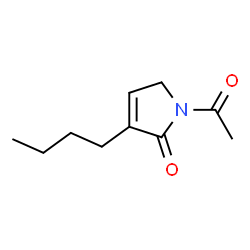 2H-Pyrrol-2-one,1-acetyl-3-butyl-1,5-dihydro-结构式