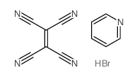 ethene-1,1,2,2-tetracarbonitrile; pyridine Structure