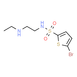 5-Bromo-N-[2-(ethylamino)ethyl]-2-thiophenesulfonamide Structure