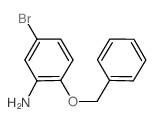 3-BROMO-6-BENZYLOXYANILINE structure