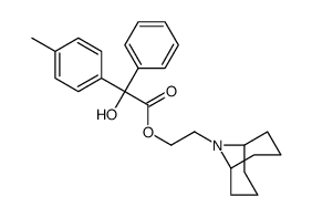 α-Hydroxy-4-methyl-α-phenylbenzeneacetic acid 2-(9-azabicyclo[3.3.1]nonan-9-yl)ethyl ester结构式