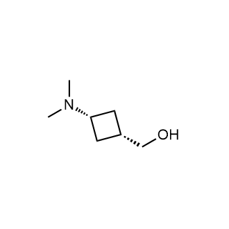 [顺-3-(二甲基氨基)环丁基]甲醇结构式