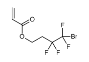 (4-bromo-3,3,4,4-tetrafluorobutyl) prop-2-enoate结构式