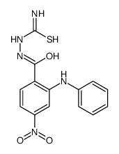 [(2-anilino-4-nitrobenzoyl)amino]thiourea结构式