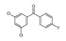 3,5-DICHLORO-4'-FLUOROBENZOPHENONE structure