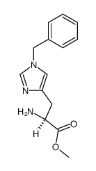 Im-bzl-L-histidine methyl ester结构式