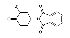 2-(3-bromo-4-oxocyclohexyl)isoindole-1,3-dione Structure