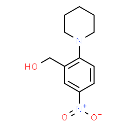 (5-NITRO-2-PIPERIDINOPHENYL)METHANOL Structure