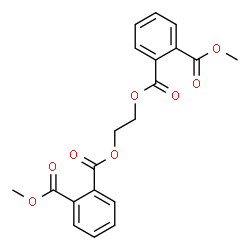 1,2-ethanediyl dimethyl phthalate Structure