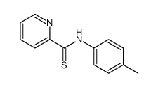 N-(4-methylphenyl)pyridine-2-carbothioamide结构式