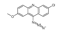 9-azido-6-chloro-2-methoxyacridine Structure