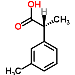 (R)-2-间甲苯基丙酸结构式