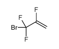 3-bromo-2,3,3-trifluoroprop-1-ene结构式