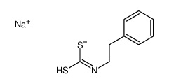 sodium,N-(2-phenylethyl)carbamodithioate Structure