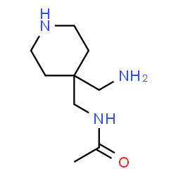 Acetamide,N-[[4-(aminomethyl)-4-piperidinyl]methyl]- Structure
