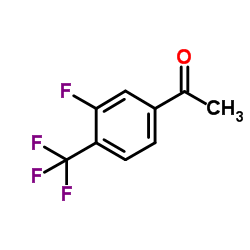3'-Fluoro-4'-(trifluoromethyl)acetophenone structure